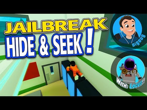 Locus and I are playing Hide & Seek in Roblox Jailbreak! It's a Game within a Game!. 0_o