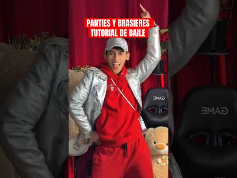 RAUW ALEJANDRO X DADDY YANKEE - PANTIES Y BRASIERES - TUTORIAL DE BAILE FACIL #shortdance #shorts