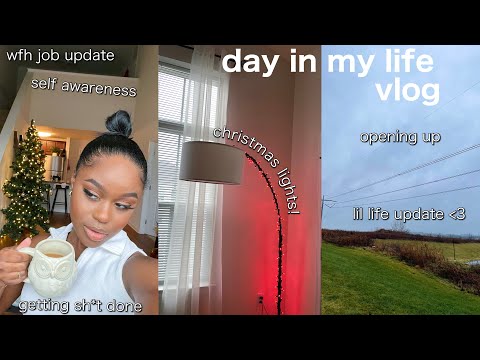 a *very* productive day in my life vlog (wfh job update, feelings lately, & self awareness)