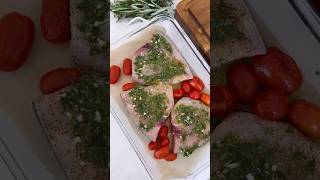 Marinated Mediterranean Swordfish Recipe #fishrecipe #dinnerideas #healthycooking #healthyrecipes