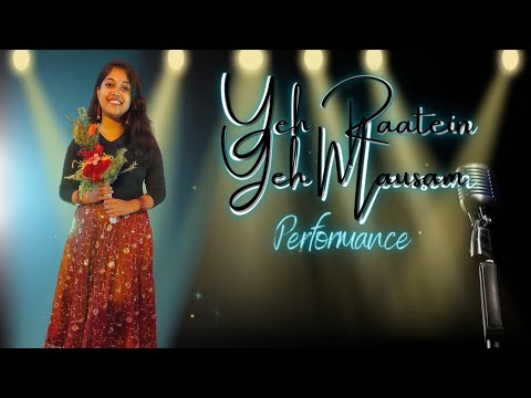 Yeh Raatein Yeh Mausam Performance #music #performance #live #viral #trending #youtuber #subscribe