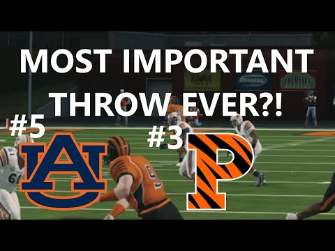 THE BATTLE OF THE TIGERS ONCE MORE! Princeton Dynasty NCAA Football 14 Teambuilder Dynasty S7E2