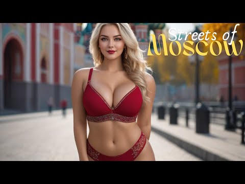 [4K] AI ART Lookbook Model Al Art video | Streets of Moscow