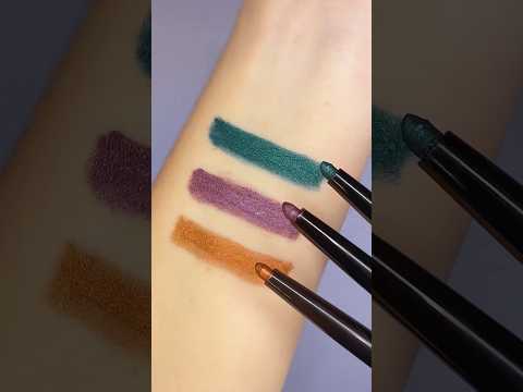 Swatches of our NEW! #limitededition Waterproof Eyeliner shades #metalliceyeliners