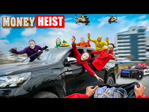 Money Heist As A Taxi Driver | A Police Car | Epic POV