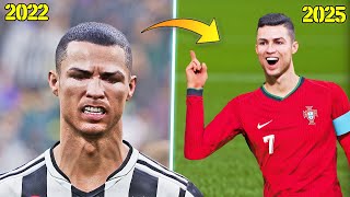 eFootball 2025 vs eFootball 2022 - Release vs Now | Gameplay and Graphics Comparison