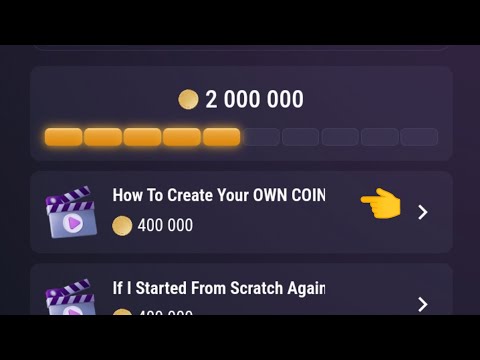 How To Create Your OWN COIN . Tapswap codes @TapSwapChannel @Token6789