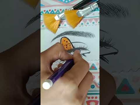 Butterfly eyes🦋||#youtubeshorts#youtubepartner#viewcontroller#drwaingtutorial #trending