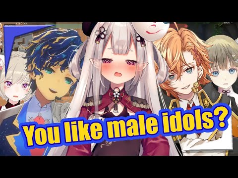 Naraka: I like male idols Astel: Did anybody say "male idol"? 【Holostars EngSub】