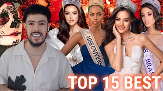 Miss Universe 2024 TOP 15 FAVORITES - pre arrival