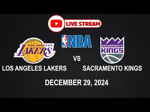 NBA LIVE! LAKERS vs KINGS | NBA REGULAR SEASON | December 29, 2024 | NBA2K24 Simulation Only