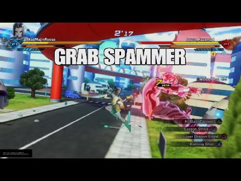 Dragon Ball Xenoverse 2 Ran in to a Grab Spamming Sayian!