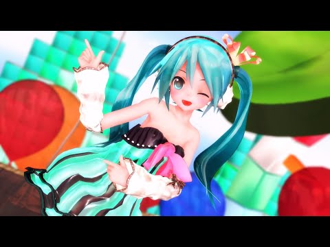 【MMD】Clover♣Club/クローバー♣クラブ「カラフルドロップあぴミク」【2k・60fps】