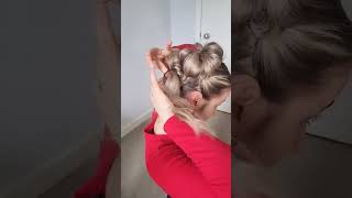 Bubbles #easyhairstyles#quickhairstyles#hair#hairstyles#longhair#hairtutorial#buns