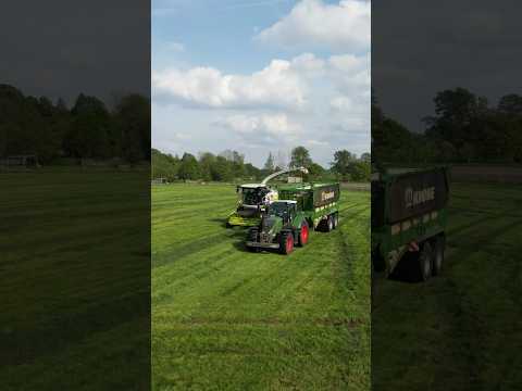 Grashäckseln mit fast 1000PS 🤩 #2024 #agriculture #farming #landwirtschaft #fendt #agri #claas