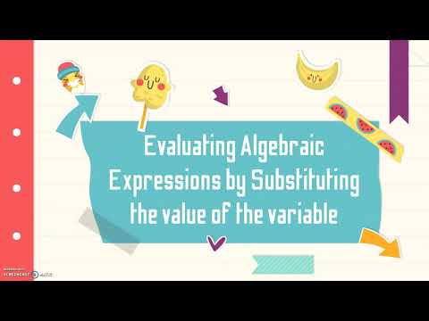 Grade 6 Math: Simplifying an Expression by Substituting the Value of the Variable