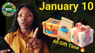 Zoo Airdrop All Gift Time January 10th Today