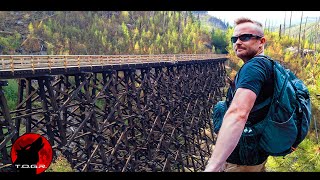 It's Never Easy... Solo Hiking 34 Miles on an Old Railroad Line