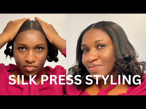 Get Ready With Me: Easy Silk Press Styling for a Sleek Look