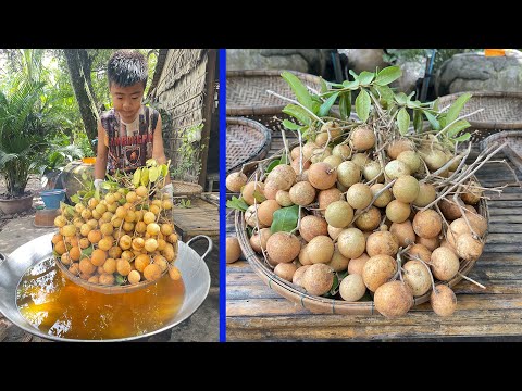 Yummy Longan fruit cooking with country style - Chef Seyhak