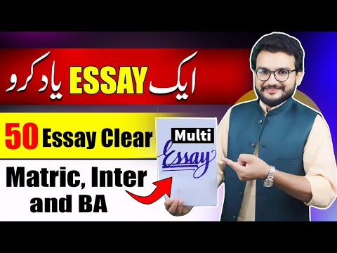 all in one essay writing | Multi Topic Essay | 2nd year english important essays 2024