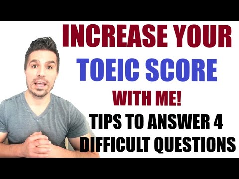 QUICK TOEIC TIPS TO INCREASE YOUR SCORE: HOW YOU CAN ANSWER 4 QUESTIONS EASILY #toeic990 #toeic #esl