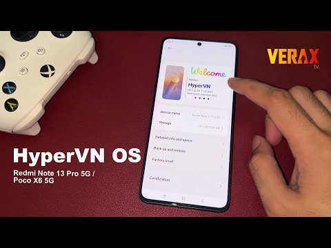 HyperVN OS ROM Easy Install Guide for Redmi Note 13 Pro 5G and Poco X6 5G (garnet)