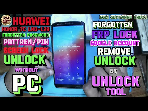 Honor 7C Hard Reset|Factory Reset|Without PC|Huawei Honor 7C FRP Lock remove with Unlock Tool💯%