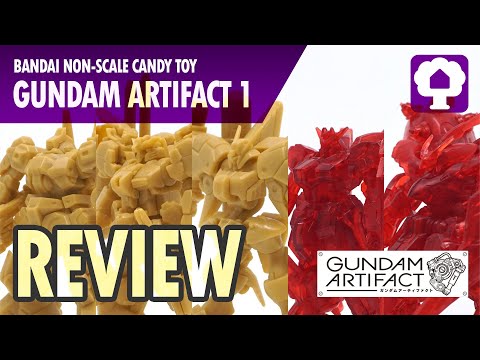 Gundam Artifact 1 Review - Hobby Clubhouse | Gunpla Mini Kit Candy Toy