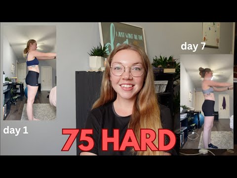 Week 1 of 75 Hard (realistic version) and one week binge free!!