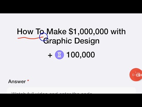 How To Make $1,000,000 with Graphic Design Code | Time Farm Video Code | Time Farm 8 nov Code