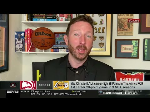 Dave reports Lakers announce Anthony Davis and LeBron are probable for tonight against the Hawks