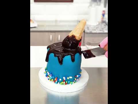 Mini CANDY cake/ real mini cooking / mini food / tiny kitchen / ASMR #minifoods #minicooking