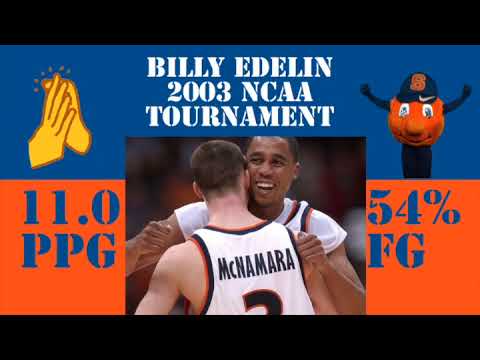 Billy Edelin: One of the Unsung Heroes from the Syracuse 2003 Championship @SyracuseOrange