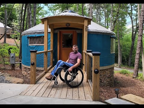 Accessible Vacation Idea - Dupont Yurts - Hendersonville, NC