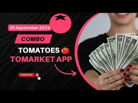 TOMARKET APP COMBO 20 September 2024 | Tomato 🍅 Airdrop