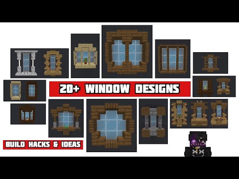 Minecraft : 20+ Window Ideas and Designs! [Inspiration & Tips]