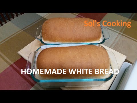 HOW TO BAKE HOMEMADE WHITE BREAD || SOFT FLUFFY EASY BREAD RECIPE