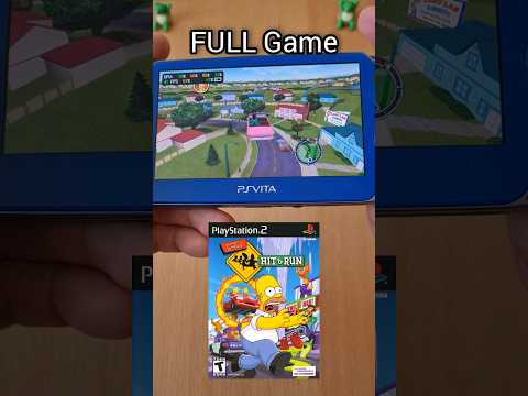 NEW Simpsons Hit&Run Port on Ps Vita is MIND-BLOWING🔥                                   #psvita #psp