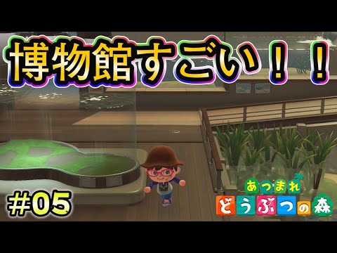 【あつ森】博物館ができました。#5【あつまれどうぶつの森】