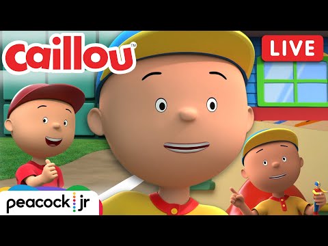 🔴 Caillou Season 1 - FULL EPISODE Marathon! 24/7 Live Stream | CAILLOU