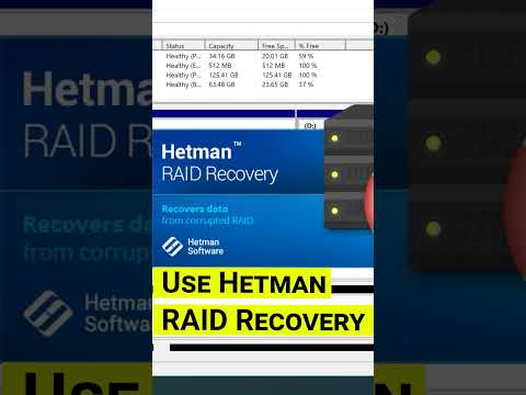 How to recover data from a hardware RAID based on a motherboard controller #shorts #short