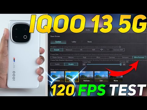 IQOO 13 5G BGMI 120 FPS TEST | IQOO 13 5G GAMING TEST | SD 8 ELITE CHIPSET 🔥🔥