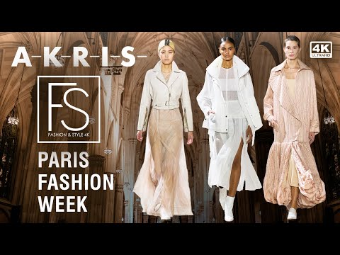 AKRIS Spring Summer 2025 PARIS FASHION WEEK 4K FULL SHOW Chisom Okeke and Awek Gak FASHION STYLE TV