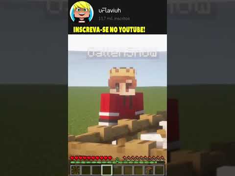 Trollei meu amigo com um machado de madeira no minecraft #shorts