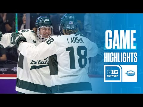 Western Michigan vs. Michigan State | HIGHLIGHTS | Big Ten Hockey | 12/30/24