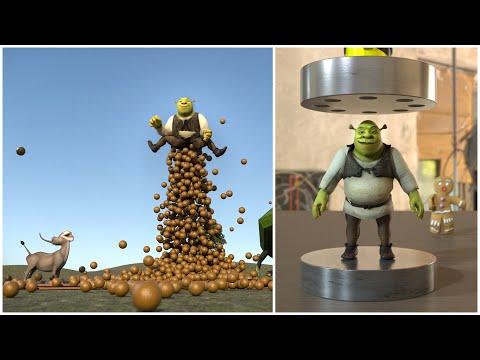 Shrek Deleted scenes [Death animations]