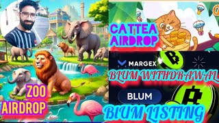 BLUM LISTING WITHDRAWAL #zooairdrop #CATTEAAIRDROP #earnmoneyonline #earningapp #blumairdropdate