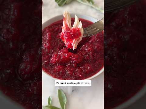 Easy Homemade Cranberry Sauce