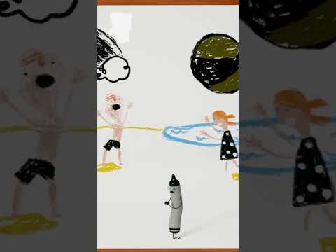 The Day The Crayons Quit! Gray Crayons Lamentations #childrensbook #animation